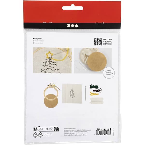 Mini DIY Kit - Brodera en Julgran - Julpyssel