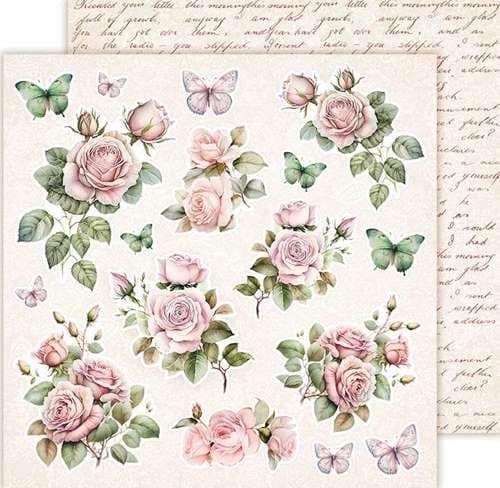 Paper Pad 8x8 - Lemon Craft - Secret Garden Element & Basic