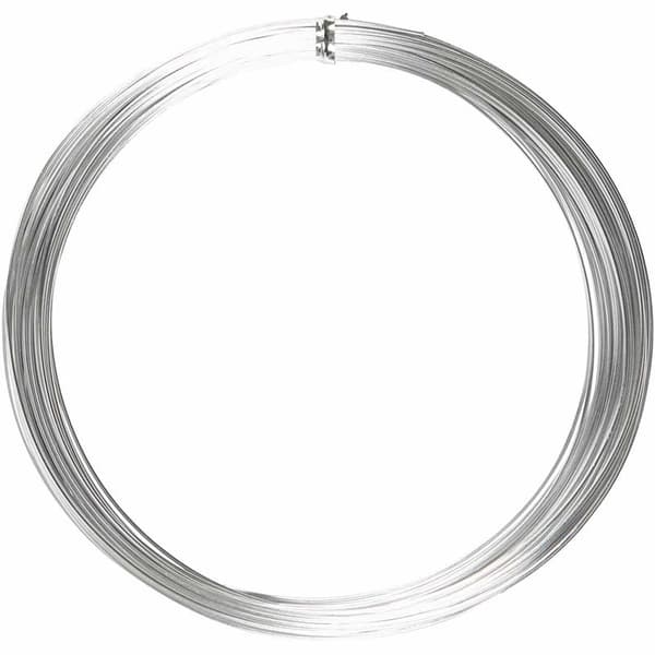 Aluminiumtråd - Tjocklek 1 mm - Silver - 16 m