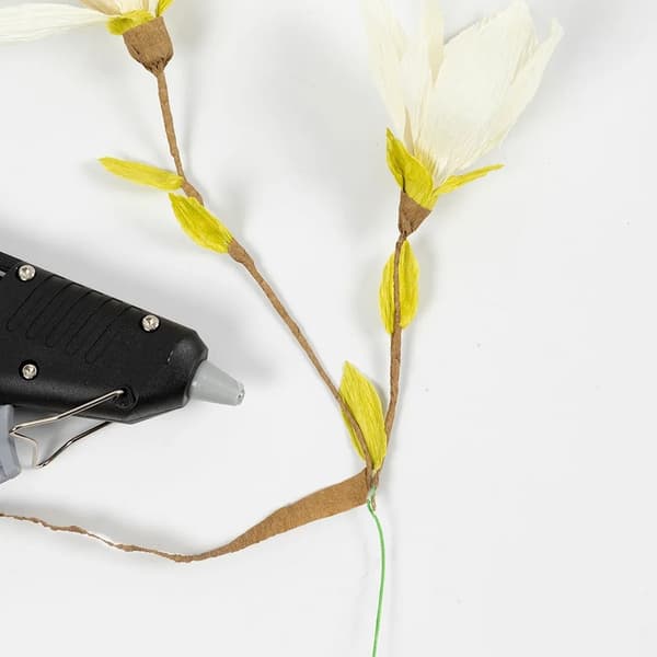 Mini DIY Pysselkit Kräppapper - Magnolia