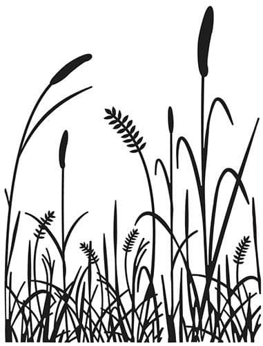 Embossing Folder A6 - Grass - Vaessen