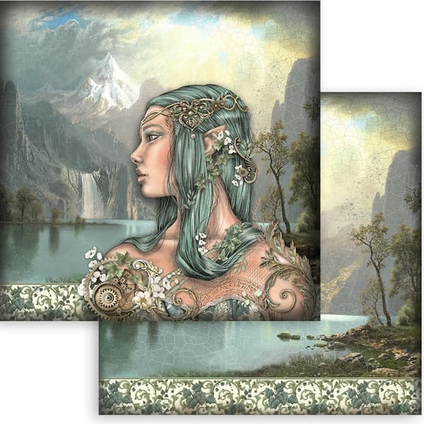 Paper Pad Stamperia - Magic Forest - 8x8 Tum
