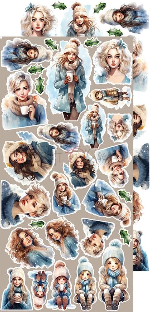 Paper Pack Extra Set I - Craft O Clock - Cozy Winterland