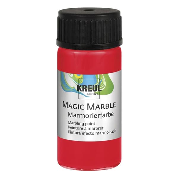 Marmoreringsfärg - Red - Magic Marble Kreul