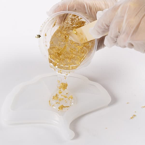 Silikonform - Gingkoblad - 18×14 cm