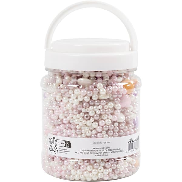 Vaxpärlor - Pärlemo Soft Mix - 425 gram - ca 5500 st