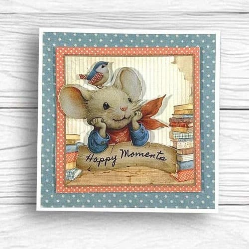 Schablon Stamperia - Family Patchwork - 20x25 cm
