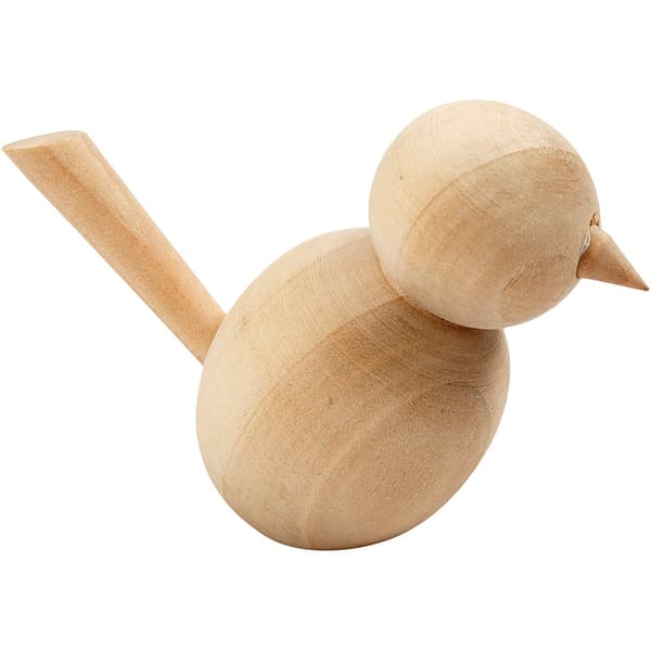 Fågel - H: 7,6 cm - Poppel
