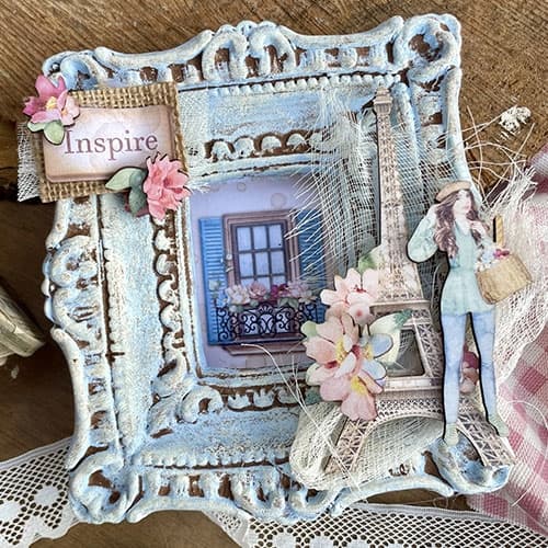 Wooden Die Cuts A5 Stamperia - Oh lá lá