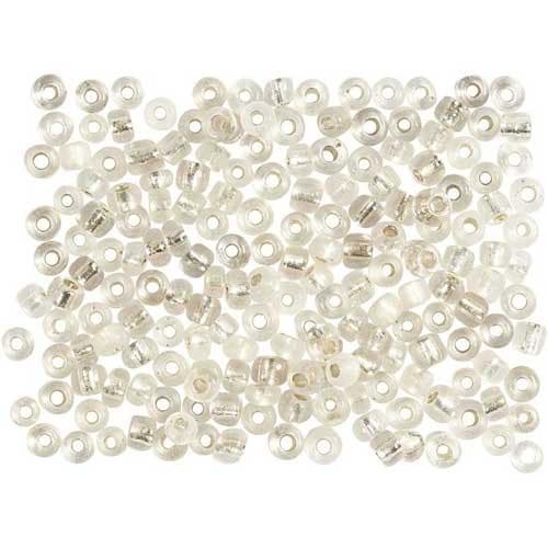 Seed Beads - 3 mm - Silver - 25 gram