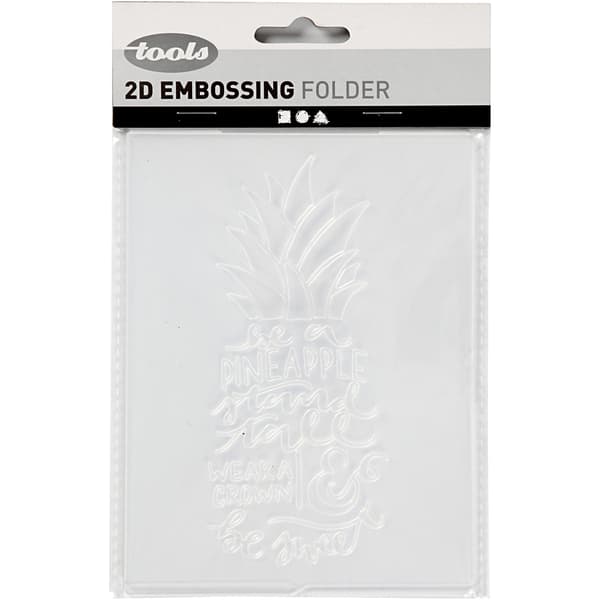 Embossingfolder - Pineapple - stl. 11x14 cm