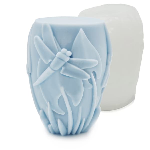 Silikonform Ljusformar - Blockljus Trollsländor - H: 8 cm