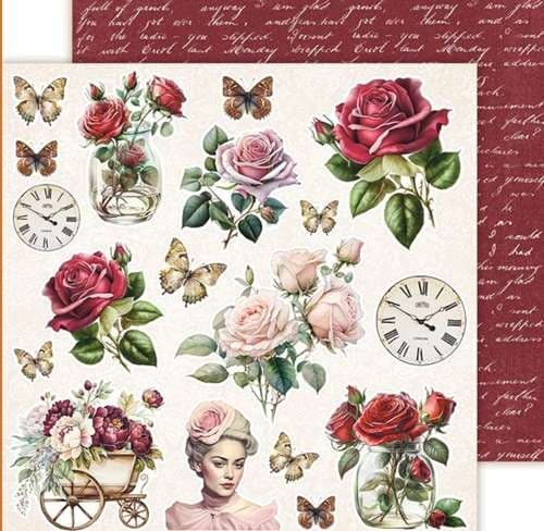 Paper Pad 8x8 - Lemon Craft - Secret Garden Element & Basic