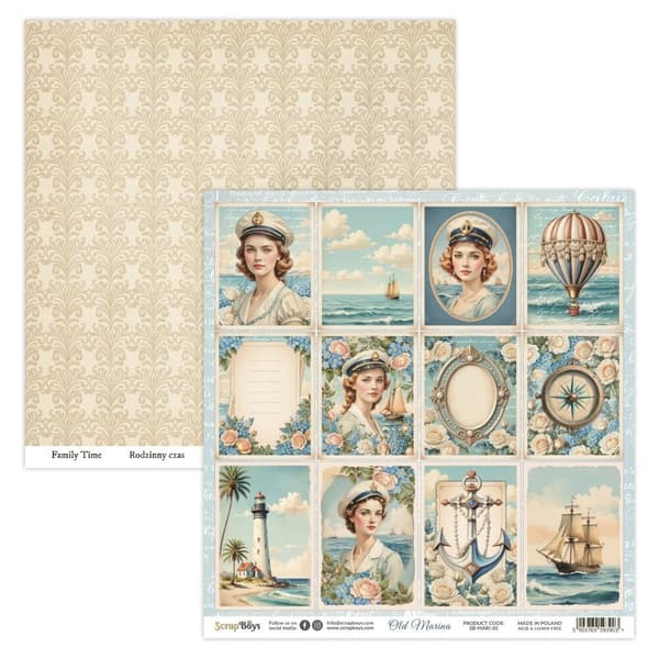 Paper Pad 6x6 - ScrapBoys - Old Marina