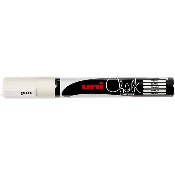 Chalk Marker - Vit - Spets: 1,8-2,5 mm