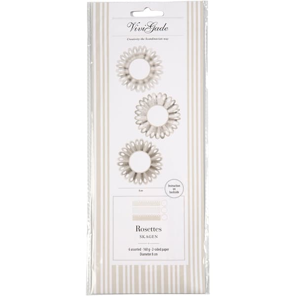 Rosetter - dia. 8 cm - 160 g - 6 st