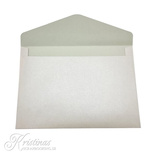 Kuvert C5 - Silver Pärlemo - 10 st - 150 g