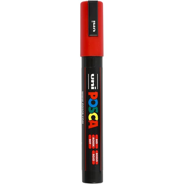 Posca Marker Medium Bullet PC-5M - Red