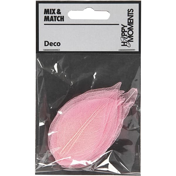 Torkade Blad - Rosa - 6-8 cm - 20 st