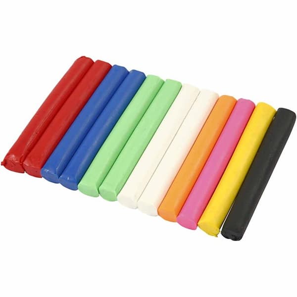 Soft Clay Modellera - Mixade Färger - 200 g