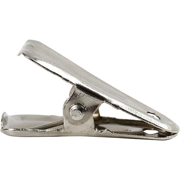 Dekorationsklämma - Silver - 27x14 mm - 10 st