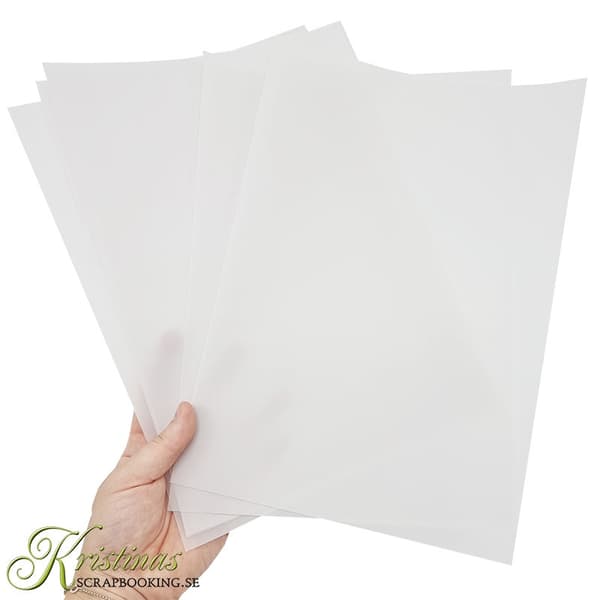 Vellum Vit - A4 - 200g - 5 ark