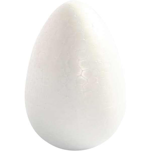 Frigolit Ägg - Höjd: 12 cm - 5 st