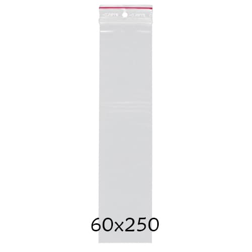 Blixtlåspåse Zippåse - 60x250 mm - 100 st