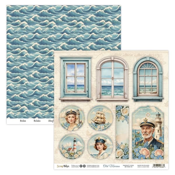 Paper Pad 6x6 - ScrapBoys - Old Marina