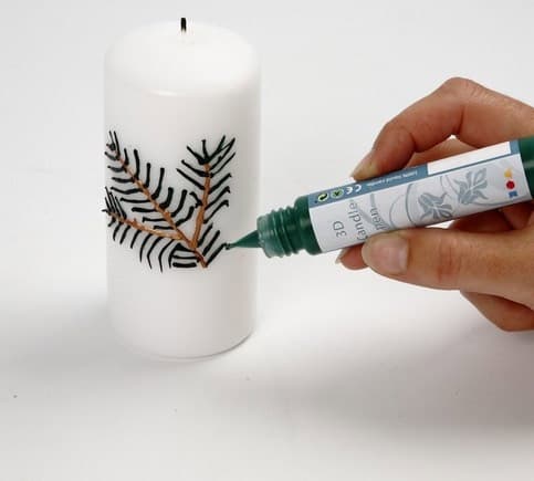 3D Candle Pen för Ljusmålning - Rosa