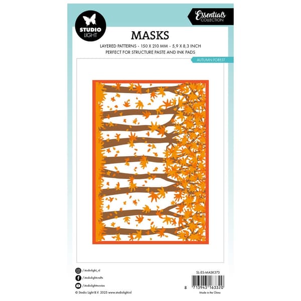 Schablon Studio Light - Autumn Forest - Layered Stencil