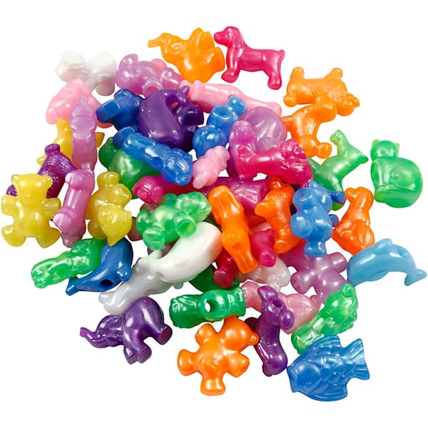 Figur Pärlor Djur - 55 gram - ca 35 st - Pärlemo