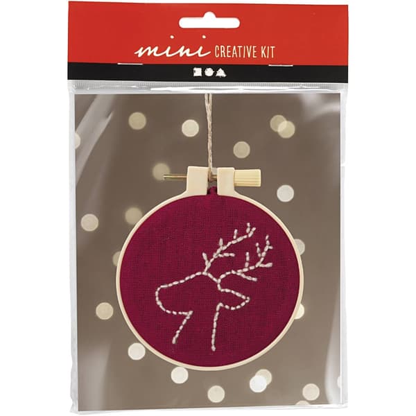 Mini DIY Kit - Brodera en Ren - Julpyssel