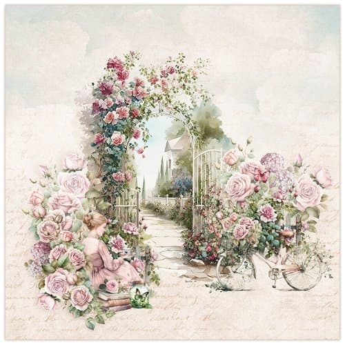 Paper Pad 8x8 - Lemon Craft - Secret Garden Element & Basic