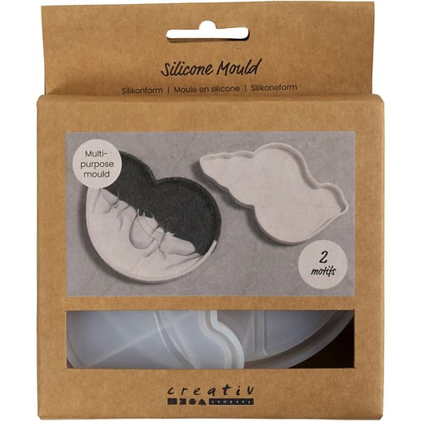 Silikonform Snäckor - 12×9 cm - 2 st Gjutformar