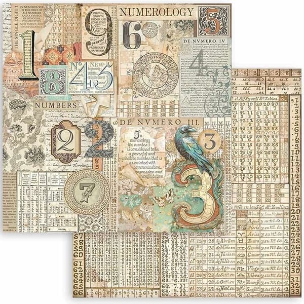 Paper Pad Stamperia - Fortune - 8x8 Tum