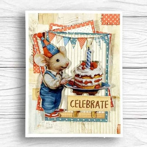 Schablon Stamperia - Heart Texture - 12x12 cm