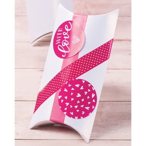 Presentask Pillow Box - 6 st - Pärlemo - 10,5 cm