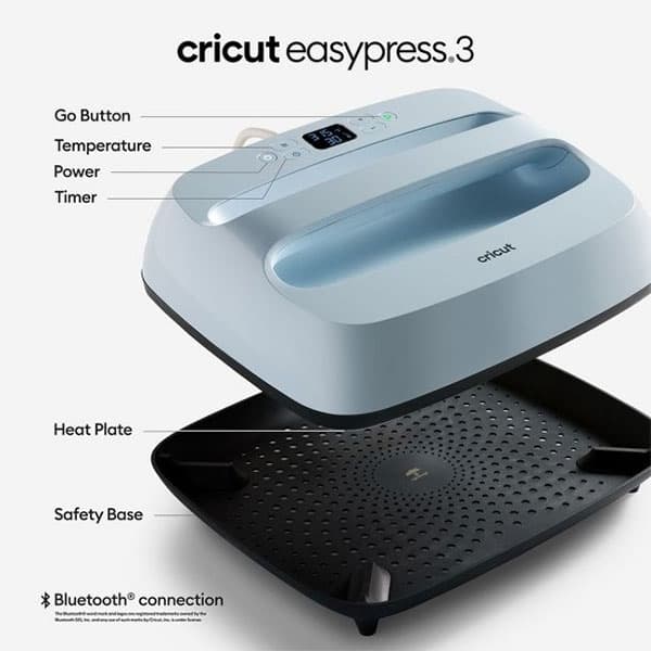 Cricut EasyPress 3 - Värmepress 12"x10" - Bluetooth