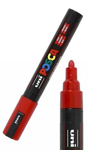 Posca Marker Medium Bullet PC-5M - Red
