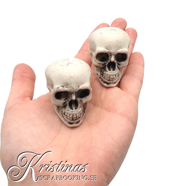 Figurer Halloween - Döskallar - 5 cm - 2 st