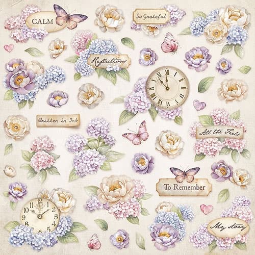 Paper Pad 8x8 Stamperia - Quiet Days
