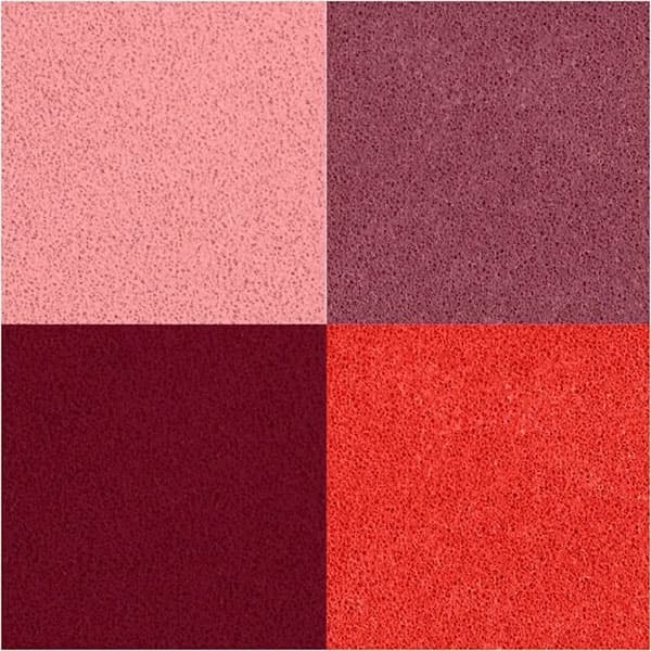 Stämpeldyna - Rosa - 3,5x3,5 cm - 4 st