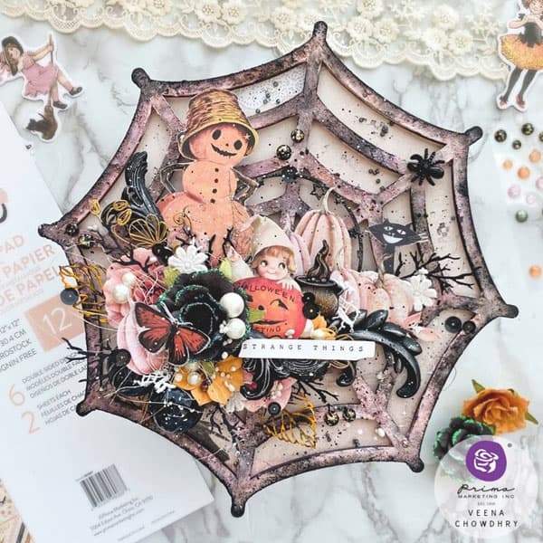 Die Cuts - Prima Ephemera Twilight Halloween Night - 62 st