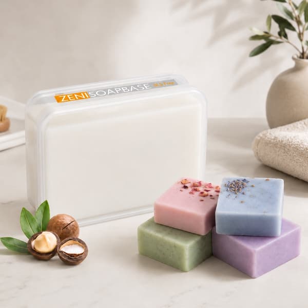 Tvålmassa Shea White - 1 kg - ZeniColor