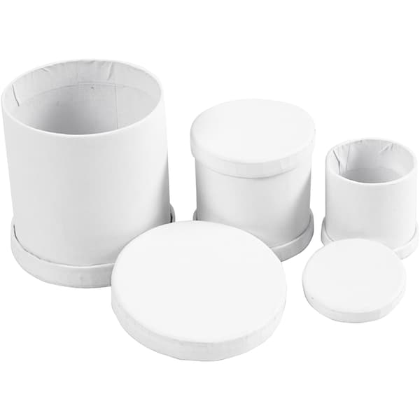 Trumaskar - Vita - 4+5+6,5 cm - 3 st