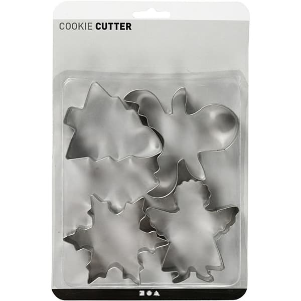 Pepparkaksformar /Stansformar - H: 8 cm - Vinter - 4 st