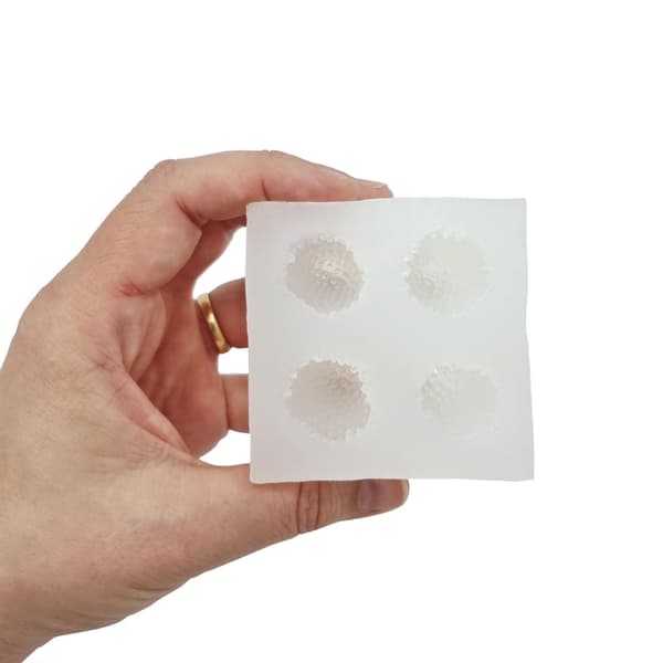 Silikonform Ljusformar - Smultron - 2,2 cm