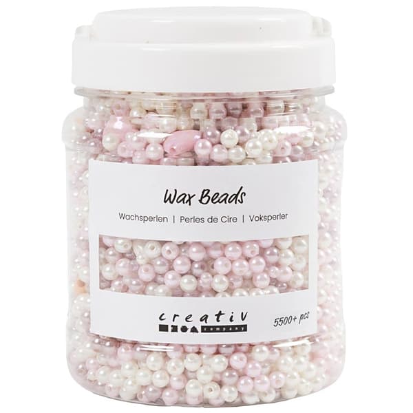Vaxpärlor - Pärlemo Soft Mix - 425 gram - ca 5500 st