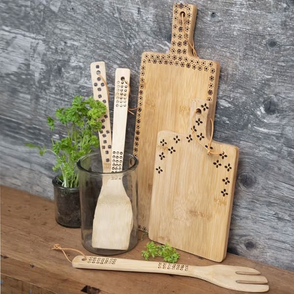 Skärbräda av Bambu - Rund - Dia. 17 cm